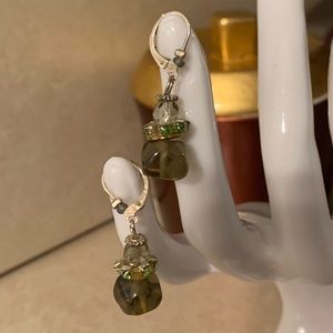 Vintage Edwardian Style 925 Silver Leverback Earrings